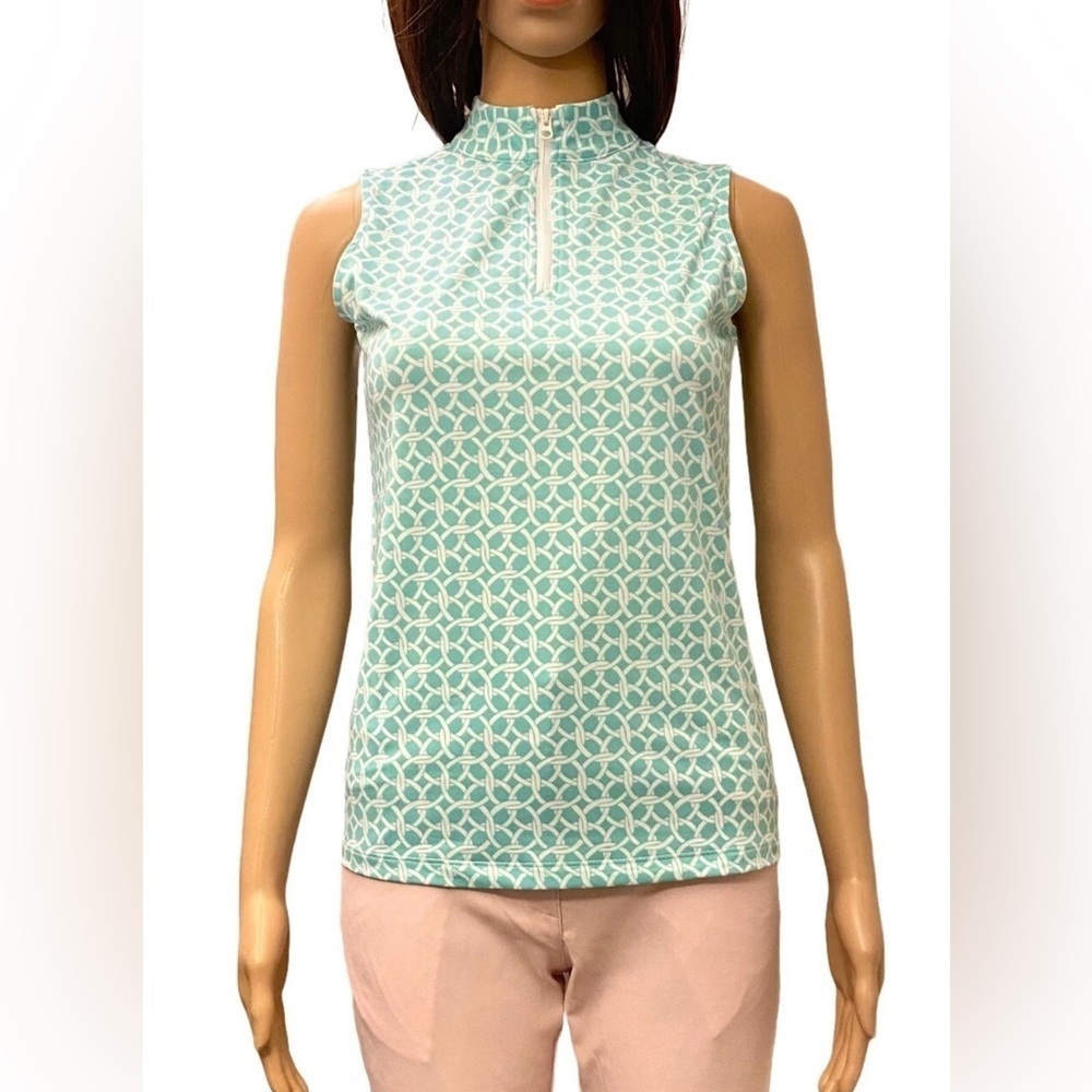 Tommy Bahama Women’s Golf & Tennis 1/4 Zip Sleeveless Top Quick Dry Size S - NWT